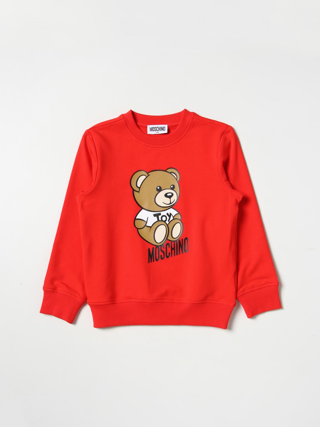 MOSCHINO PULLOVER: Pullover kinder Moschino Kid, Rot - Img 1