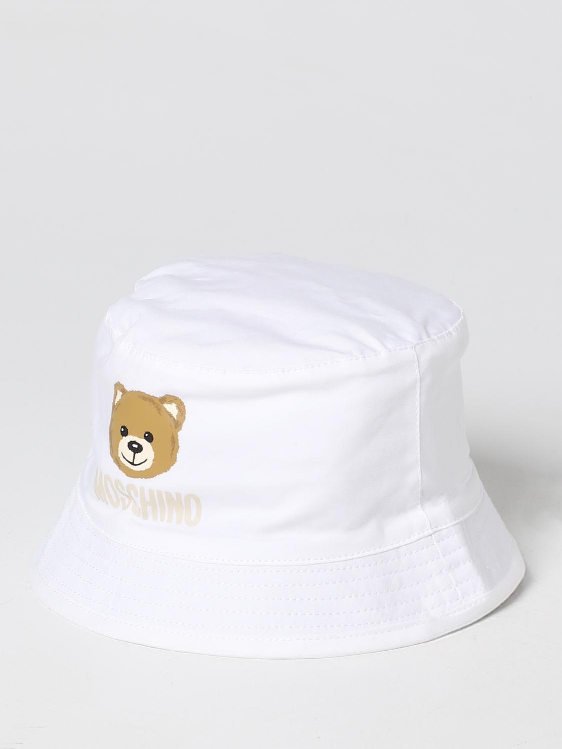 MOSCHINO HAT: Hat kids Moschino Baby, White - Img 1