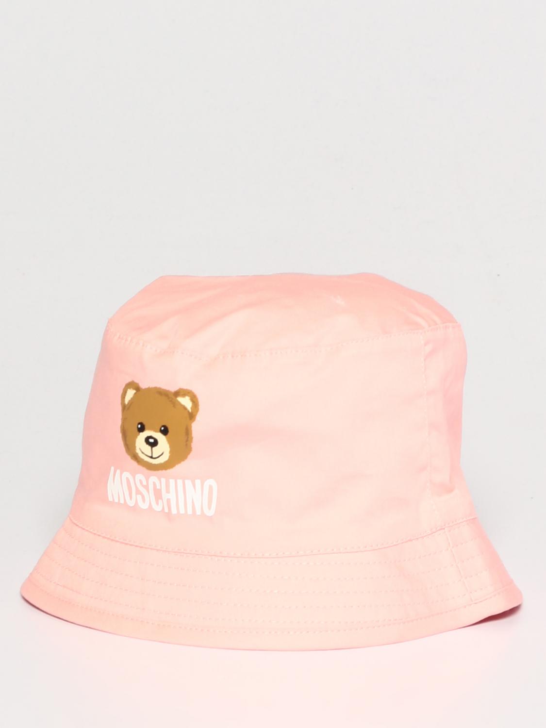 MOSCHINO 모자: 모자 남아 Moschino Kid, 핑크 - Img 1