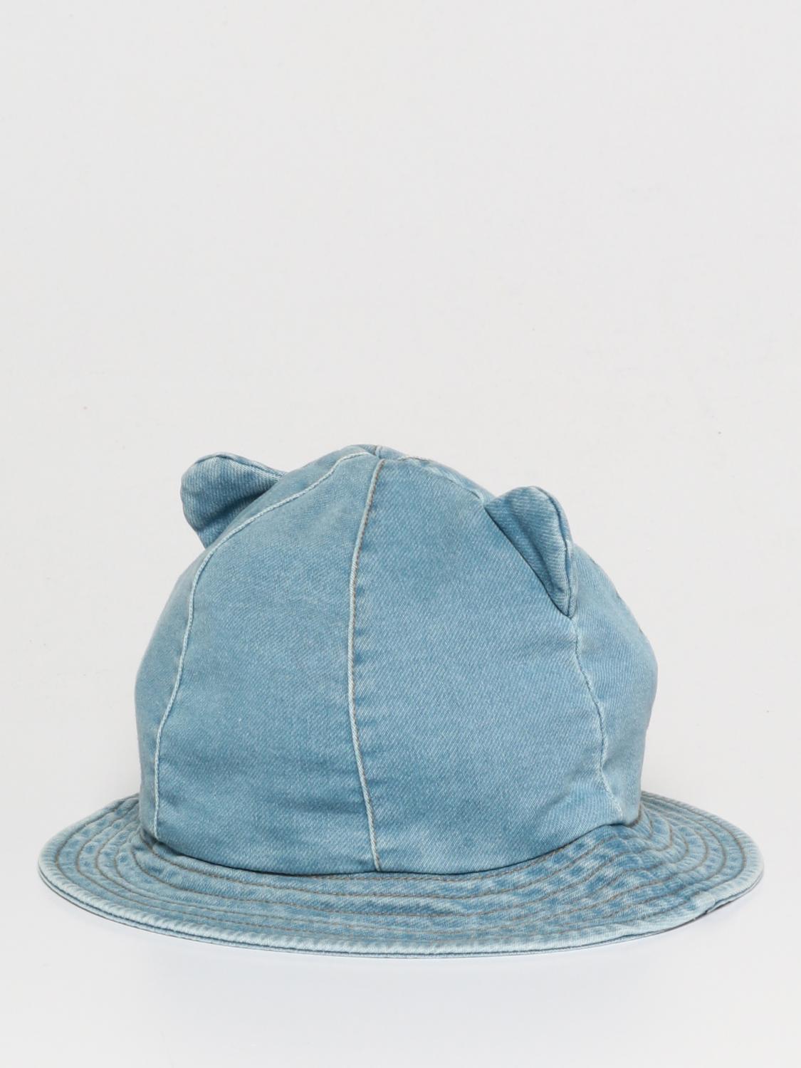 MOSCHINO GORRO: Gorro niños Moschino Baby, Azul Oscuro - Img 2