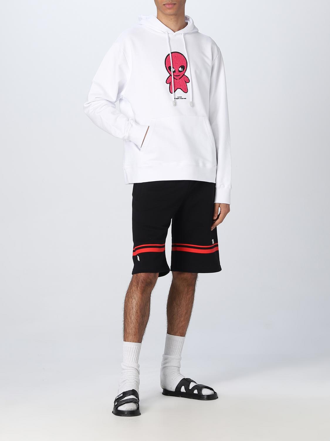 GCDS SUDADERA: Sudadera hombre GCDS, Blanco - Img 2