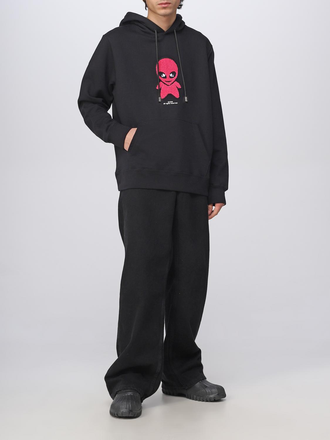 GCDS SUDADERA: Sudadera hombre GCDS, Negro - Img 2