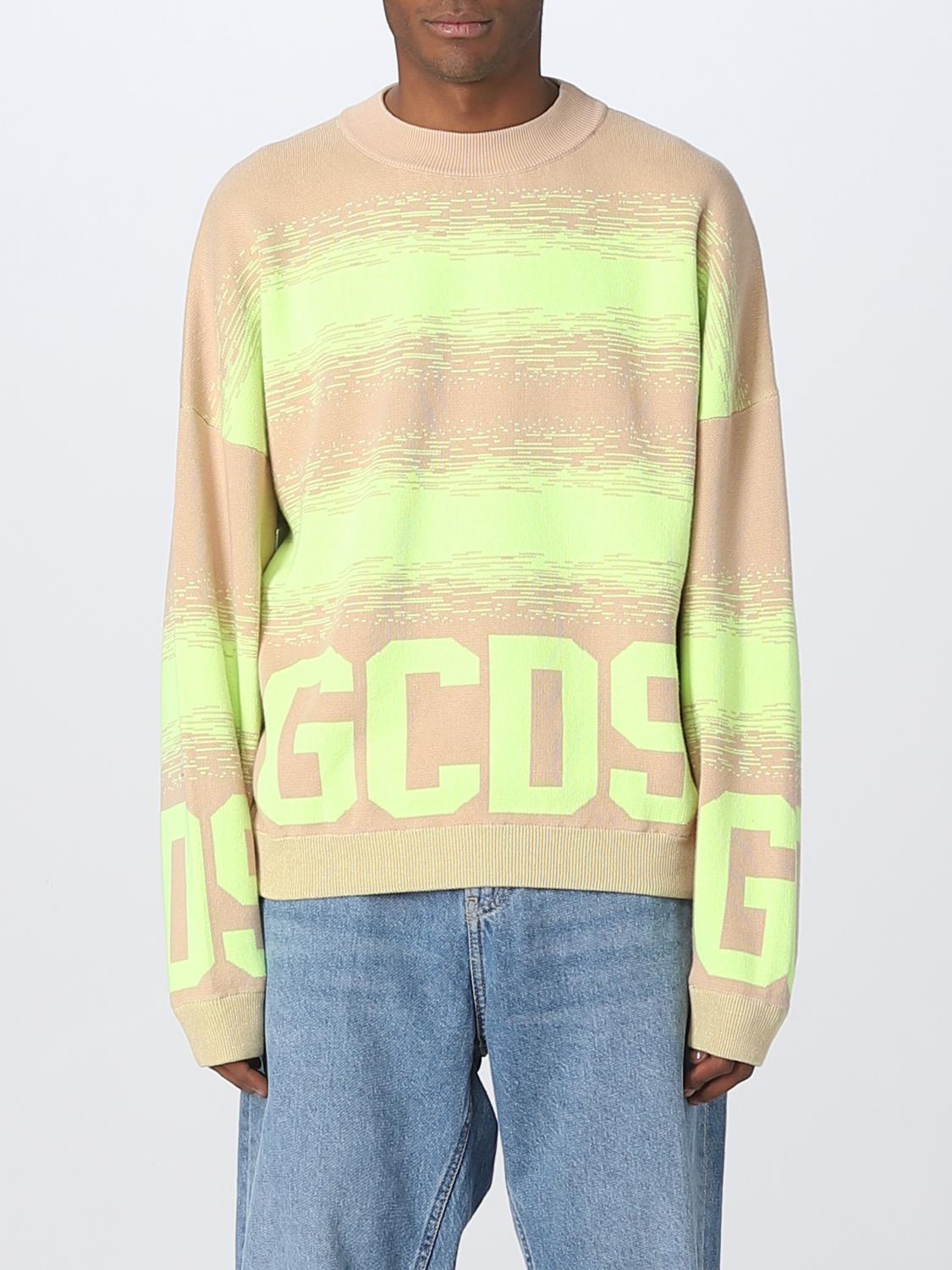 GCDS PULLOVER: Pullover herren GCDS, Beige - Img 1