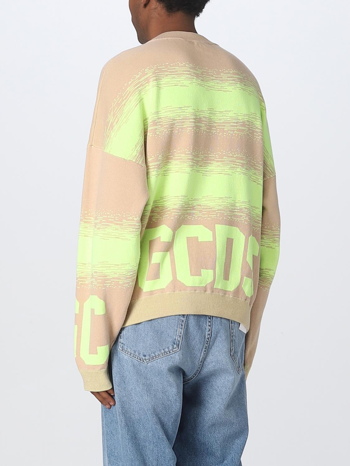 GCDS PULLOVER: Pullover herren GCDS, Beige - Img 3