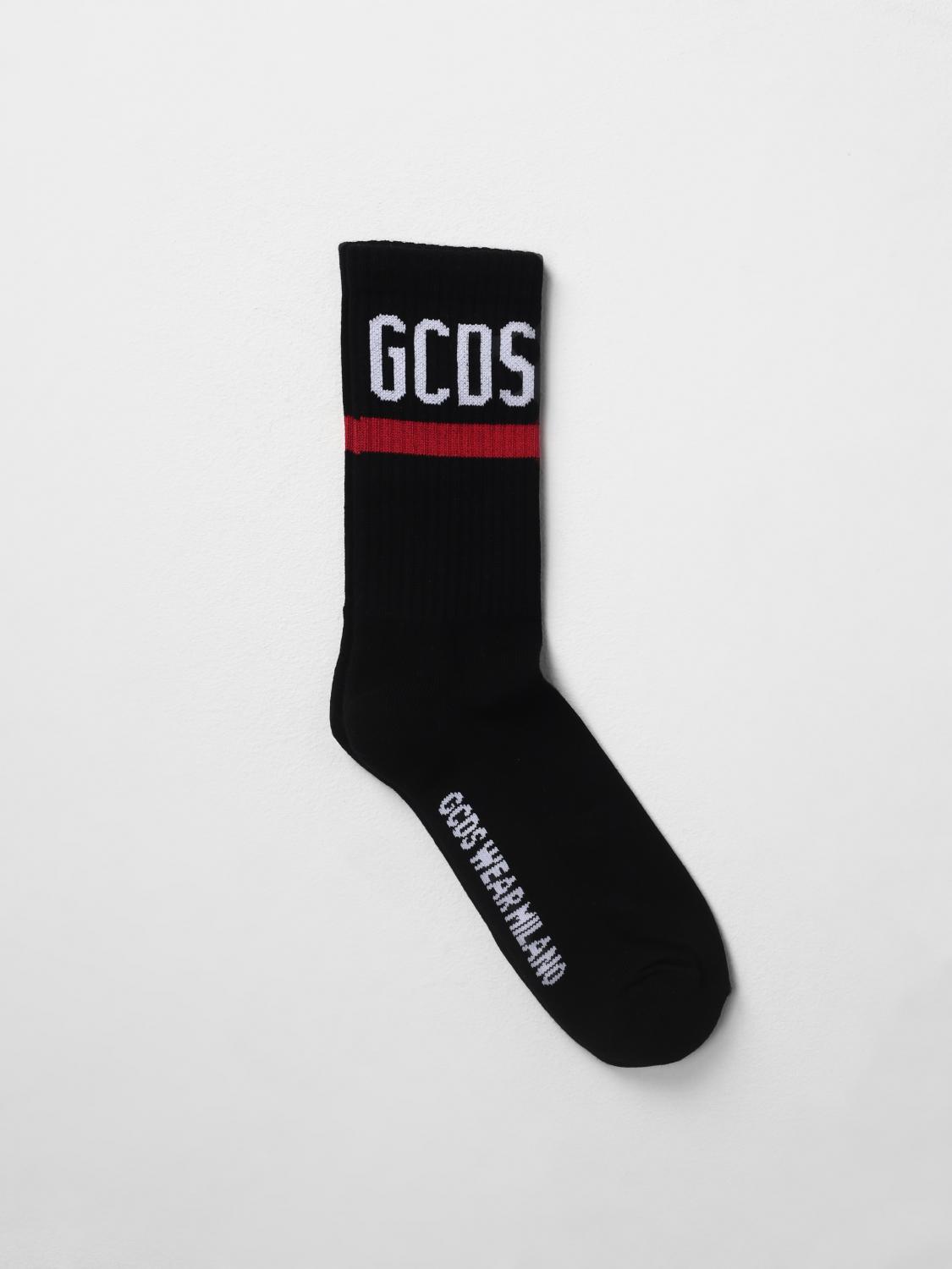 GCDS SOCKEN: Socken herren GCDS, Schwarz - Img 1