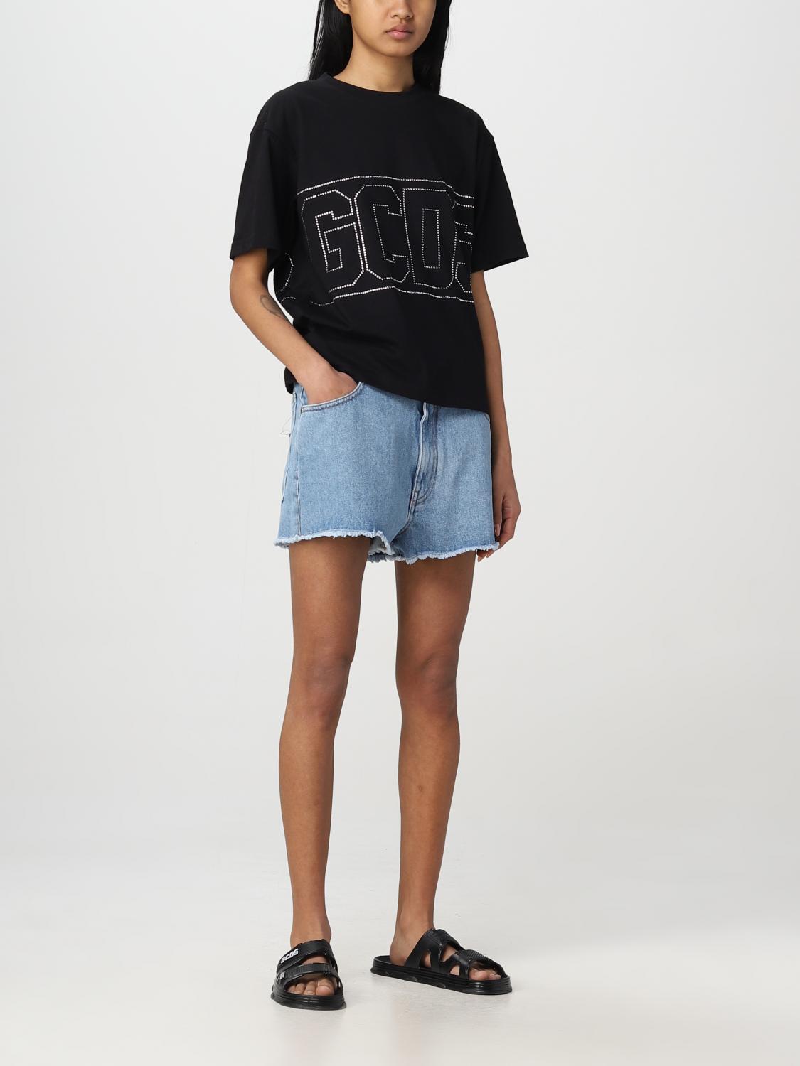 GCDS CAMISETA: Camiseta mujer GCDS, Negro - Img 2