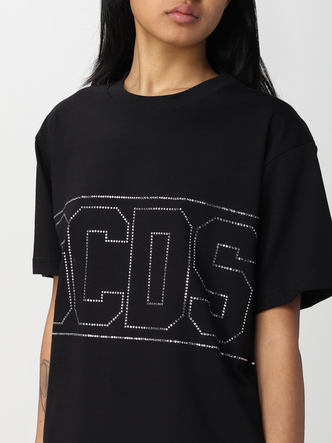 GCDS CAMISETA: Camiseta mujer GCDS, Negro - Img 4
