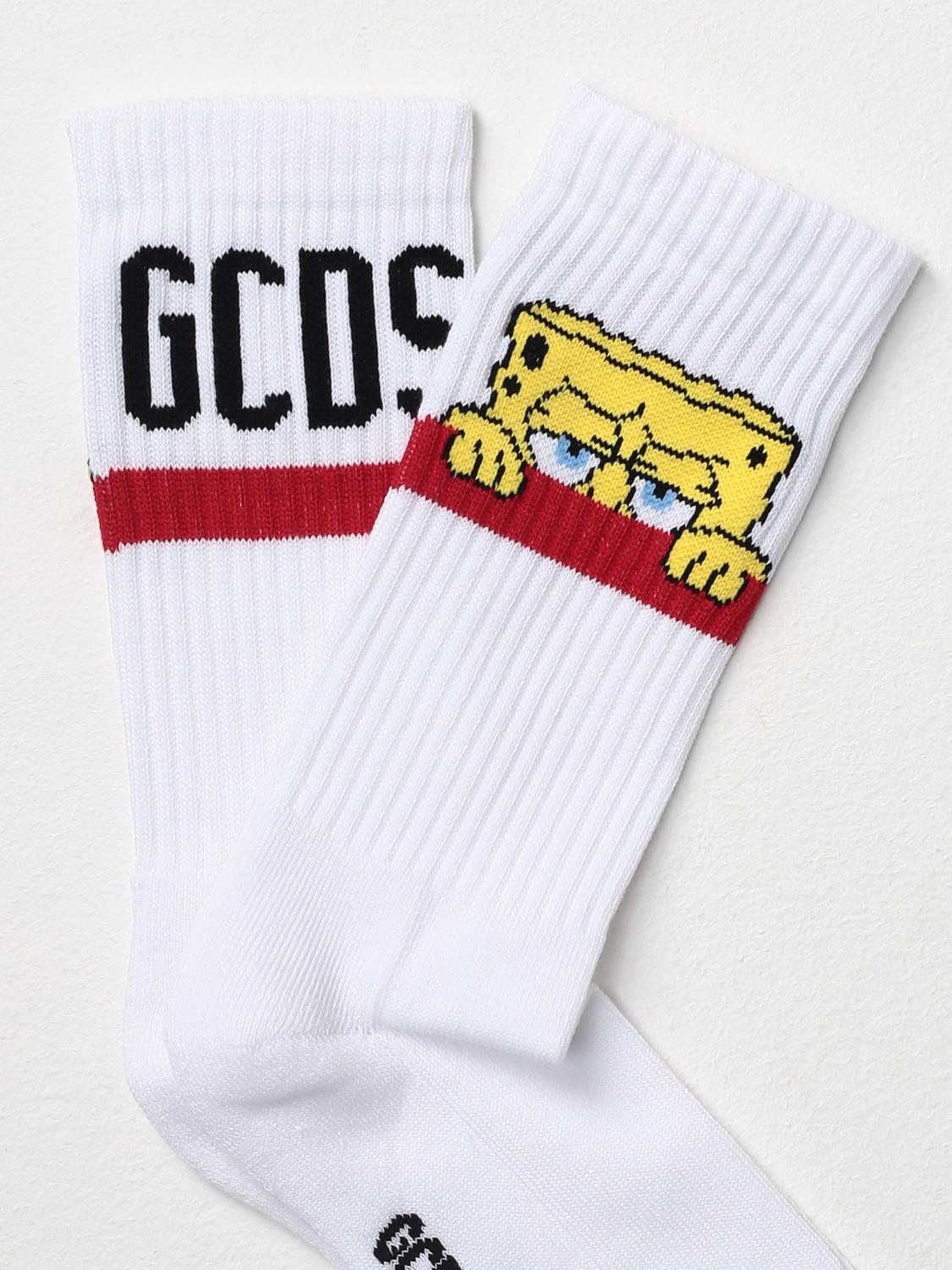 GCDS CALCETINES: Calcetines mujer GCDS, Blanco - Img 2