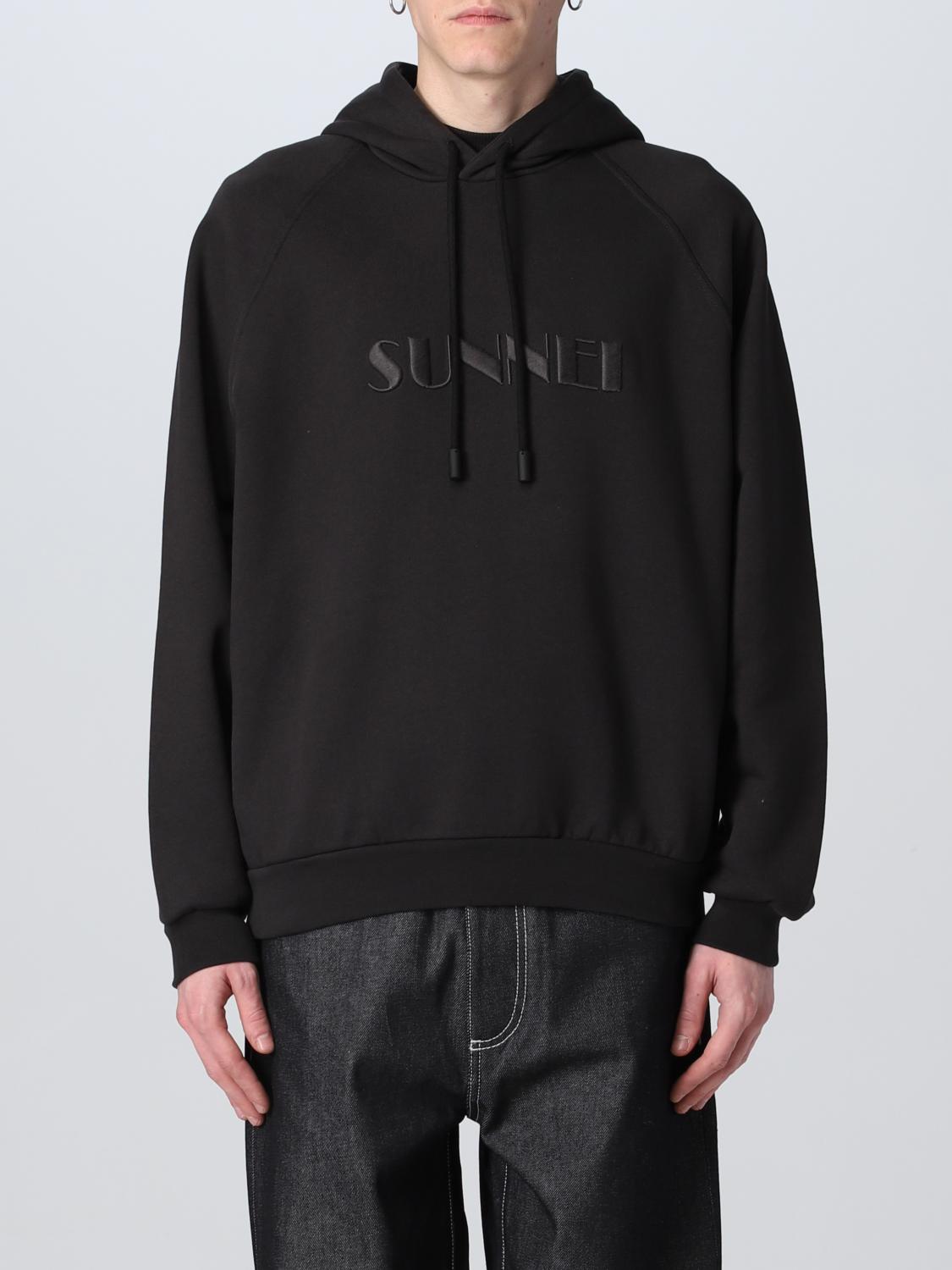 SUNNEI｜HOODIES/SWEATS (HOODIE (CRTWXJER043 JER010 001)) SUNNEI: Sweatshirt men - Black | Sunnei sweatshirt