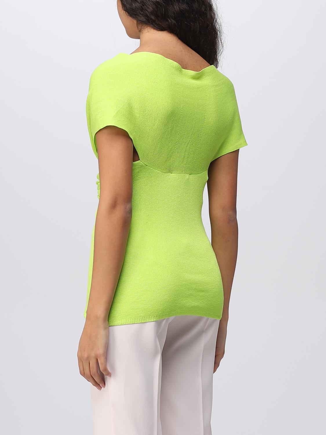 ACTITUDE TWINSET TOP: Top Actitude Twinset in misto viscosa, Lime - Img 2