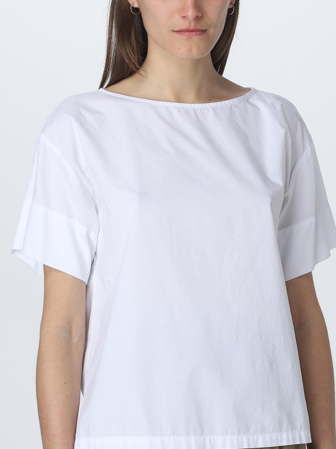 SEMICOUTURE T-SHIRTS: T-shirt Semicouture in cotone, Bianco - Img 4