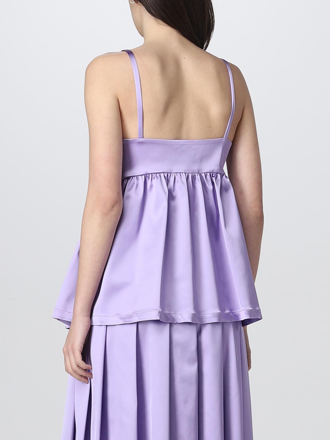 SEMICOUTURE TOP: Top Semicouture in duchesse, Glicine - Img 3