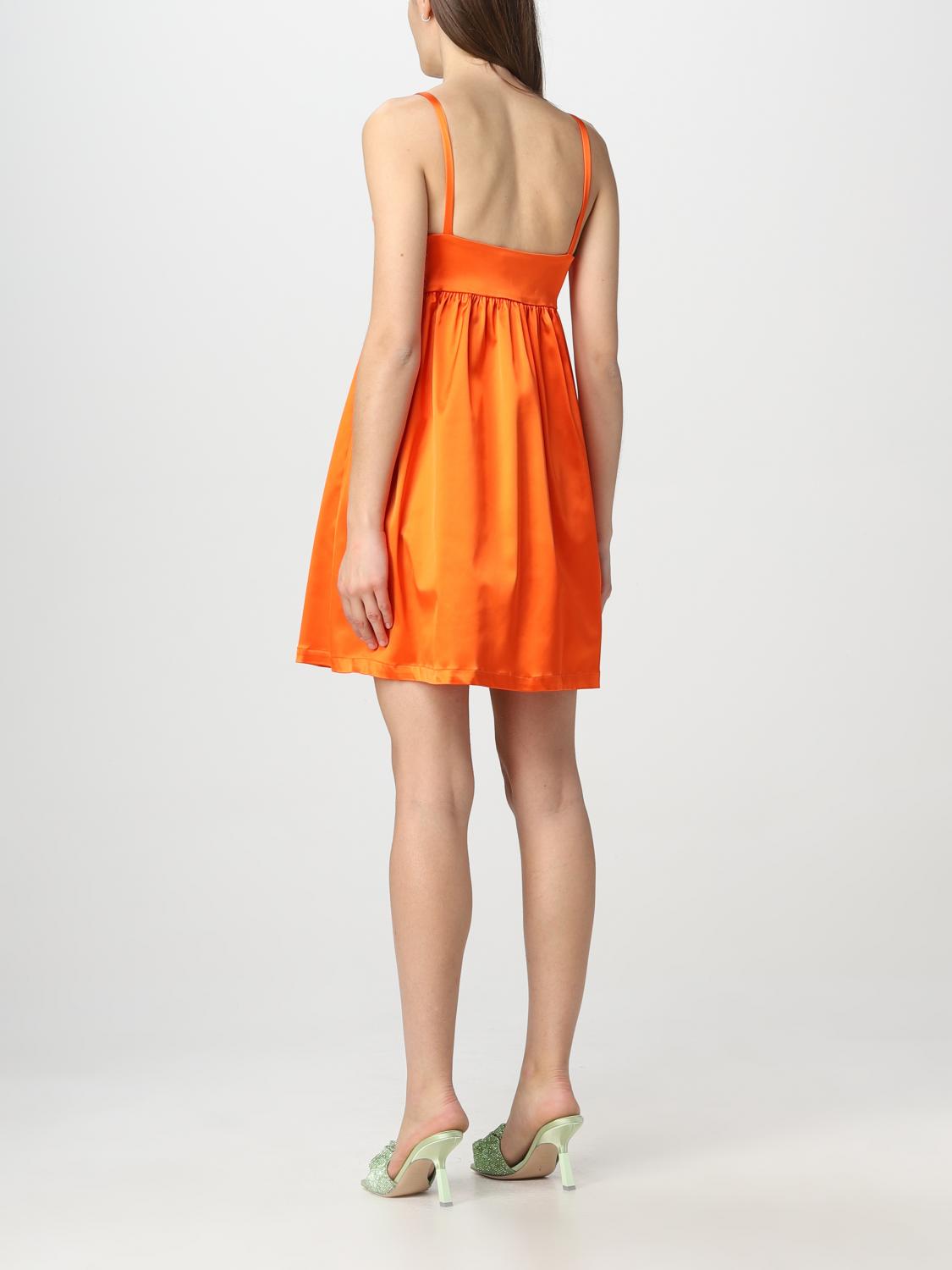 SEMICOUTURE VESTIDO: Vestido mujer Semicouture, Naranja - Img 2