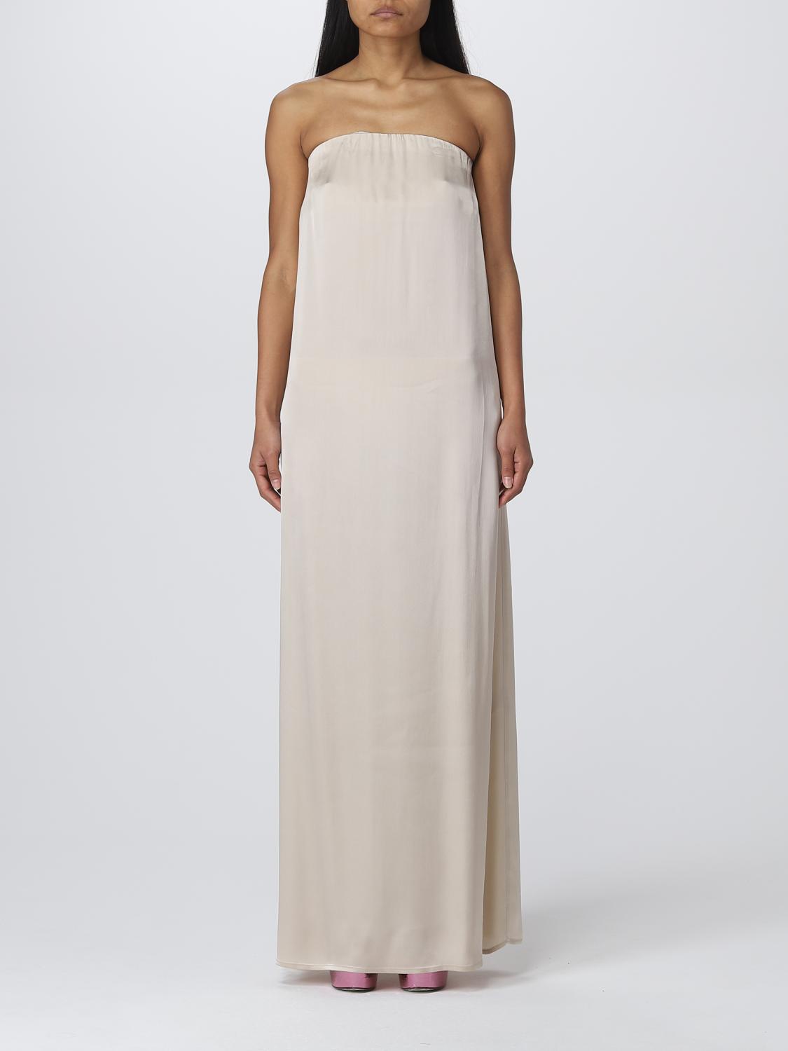 SEMICOUTURE VESTIDO: Vestido mujer Semicouture, Beige - Img 1