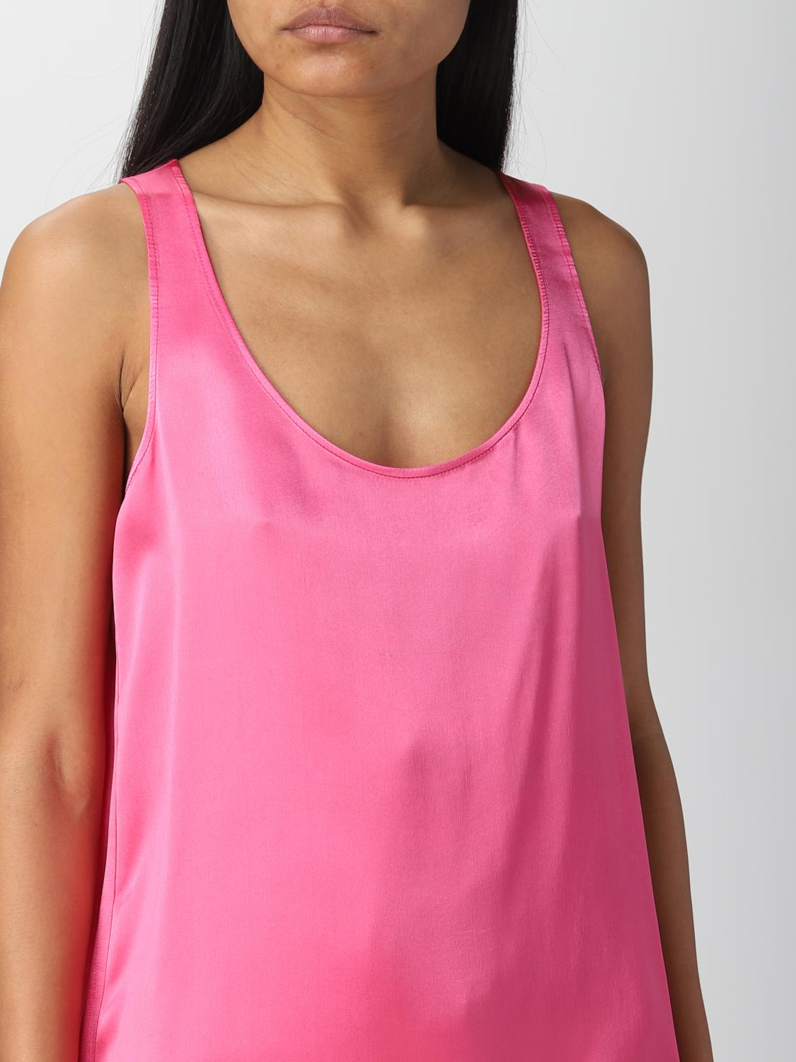 SEMICOUTURE TOP: Top mujer Semicouture, Fucsia - Img 3