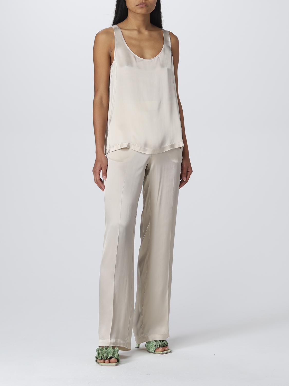 SEMICOUTURE TOP: Top mujer Semicouture, Nata - Img 2