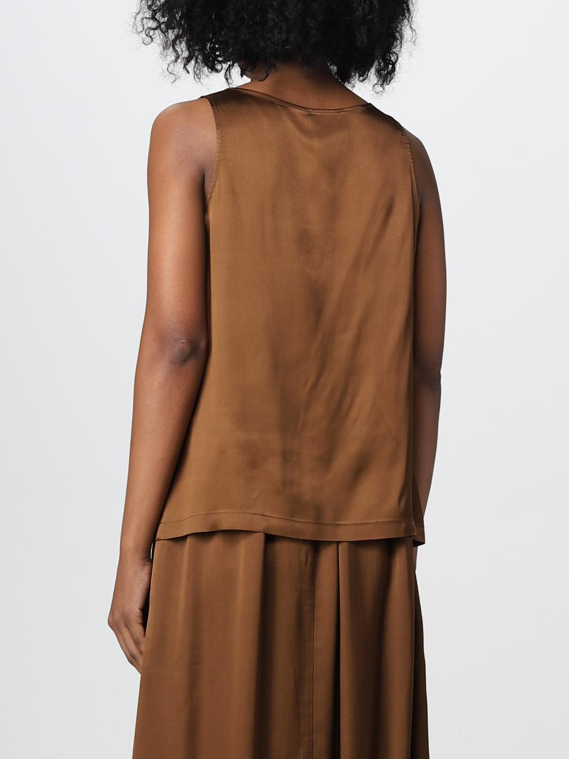 SEMICOUTURE TOP: Top Semicouture in satin, Moro - Img 2