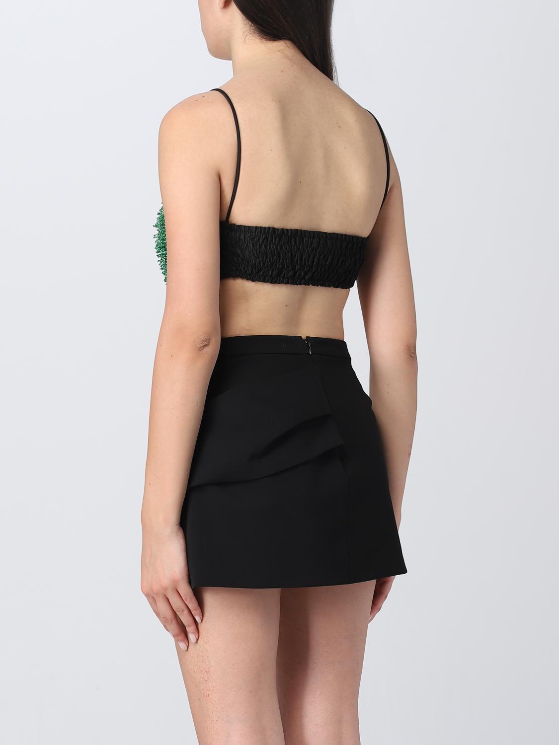 GANNI TOP: Top e bluse donna Ganni, Nero - Img 3