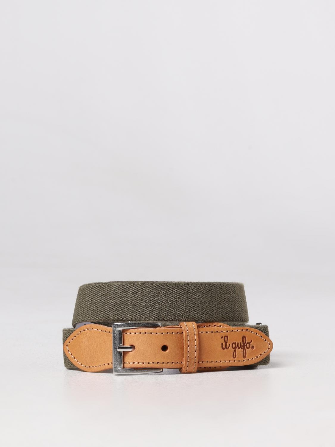 IL GUFO BELT: Belt kids Il Gufo, Green - Img 1