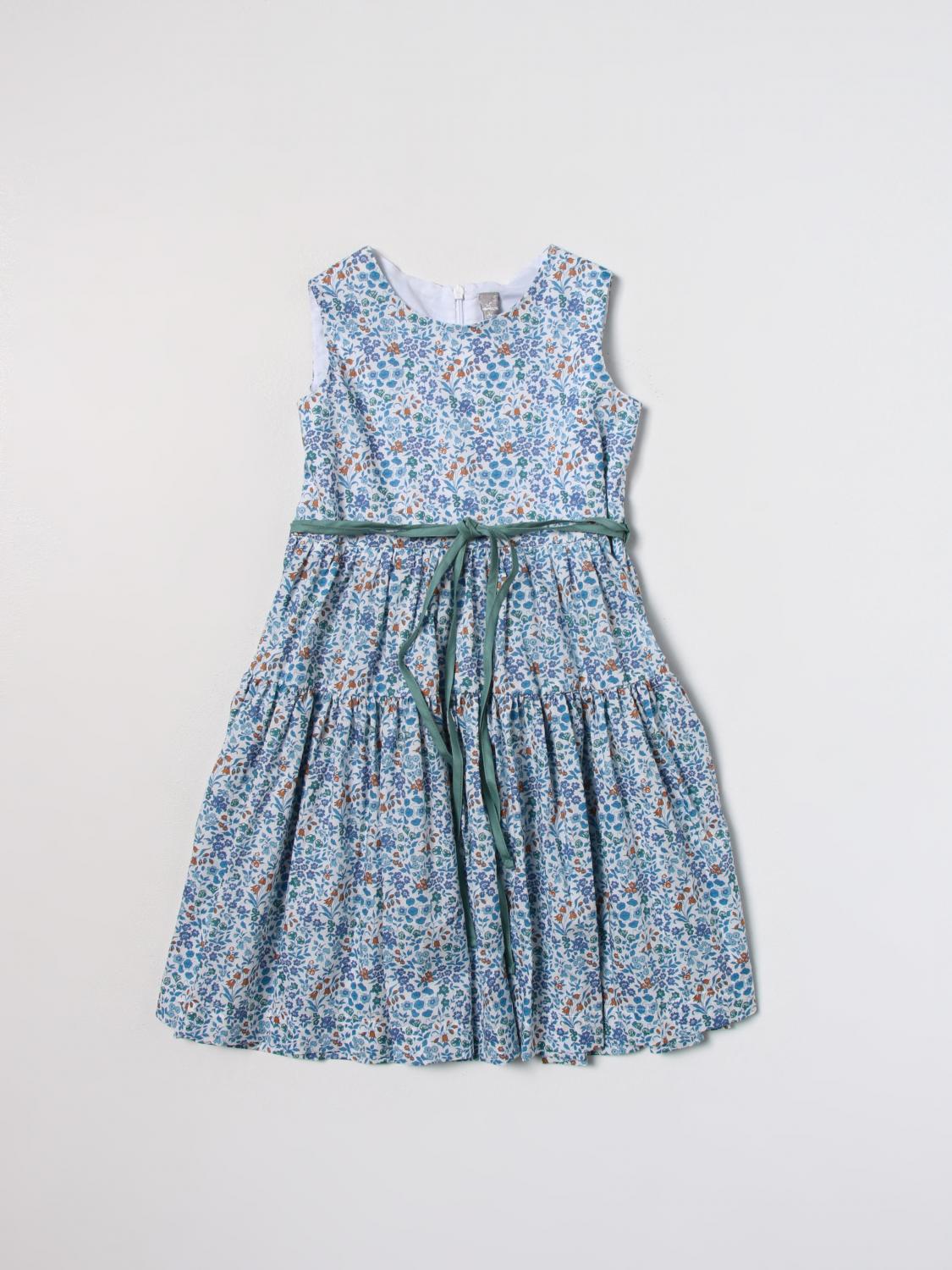IL GUFO KLEID: Kleid kinder Il Gufo, Hellblau - Img 1
