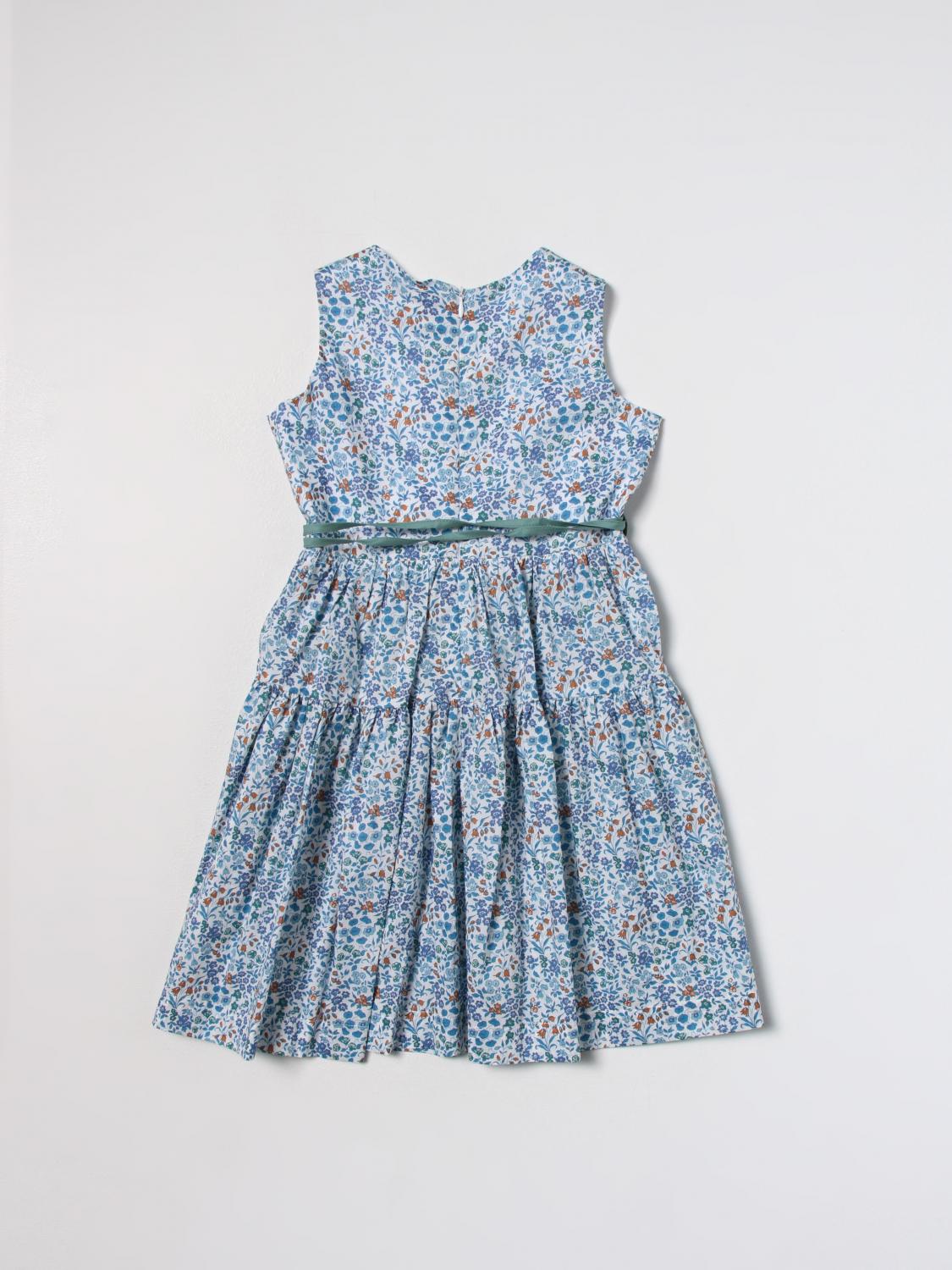 IL GUFO KLEID: Kleid kinder Il Gufo, Hellblau - Img 2