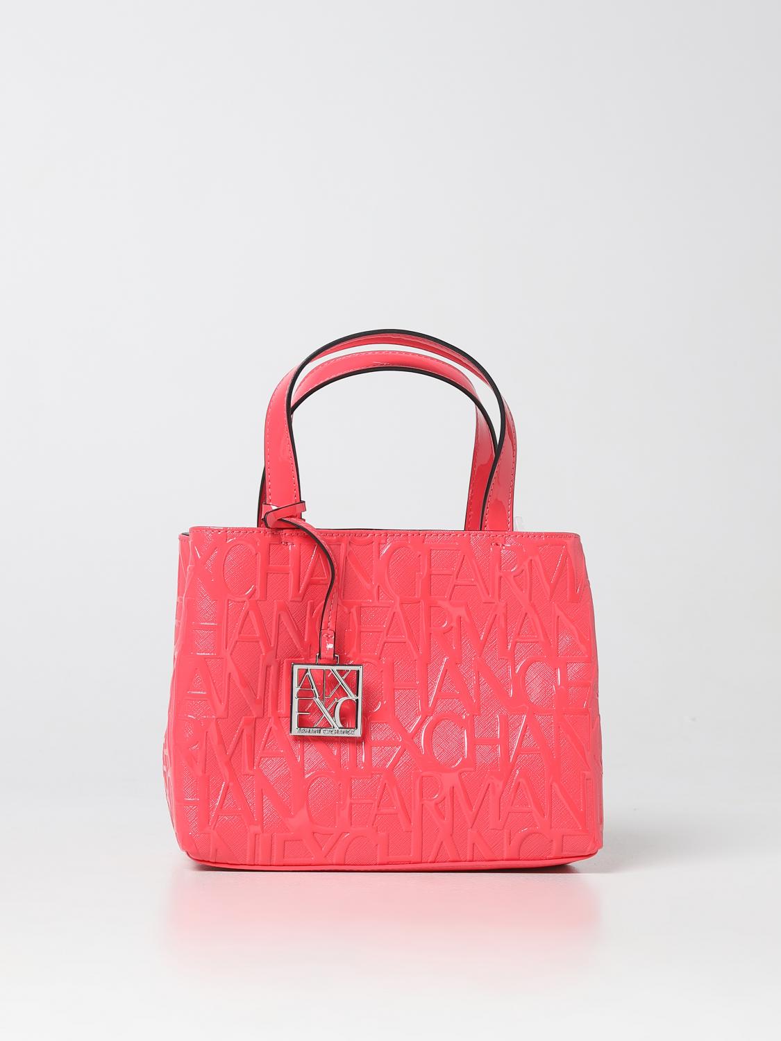 ARMANI EXCHANGE SCHULTERTASCHE: Schultertasche damen Armani Exchange, Fuchsia - Img 1