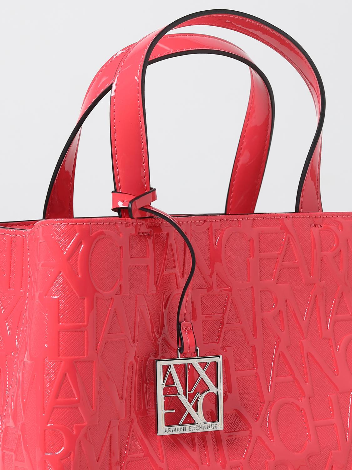 ARMANI EXCHANGE SCHULTERTASCHE: Schultertasche damen Armani Exchange, Fuchsia - Img 3