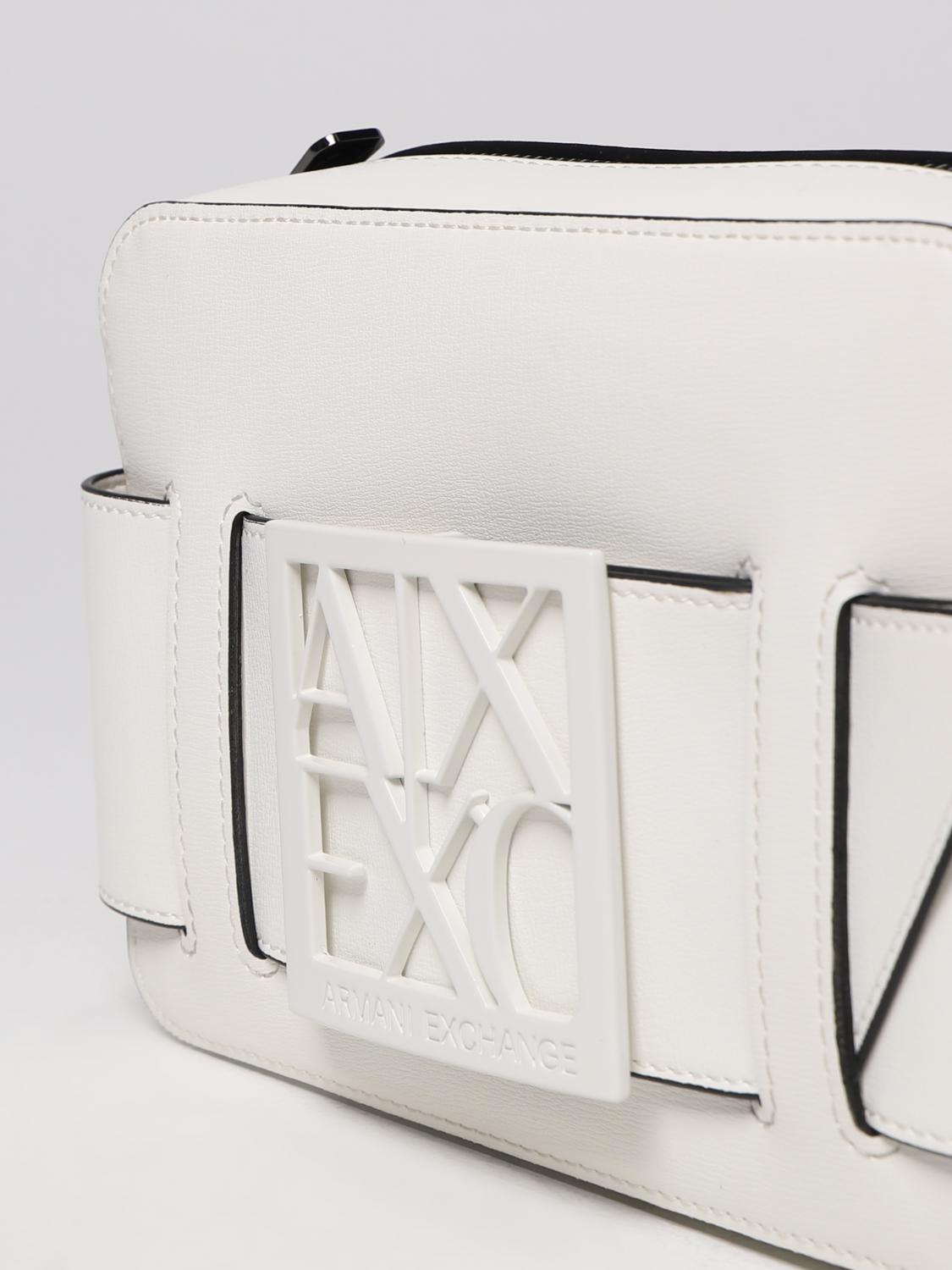 ARMANI EXCHANGE MINITASCHE: Schultertasche damen Armani Exchange, Weiß - Img 3