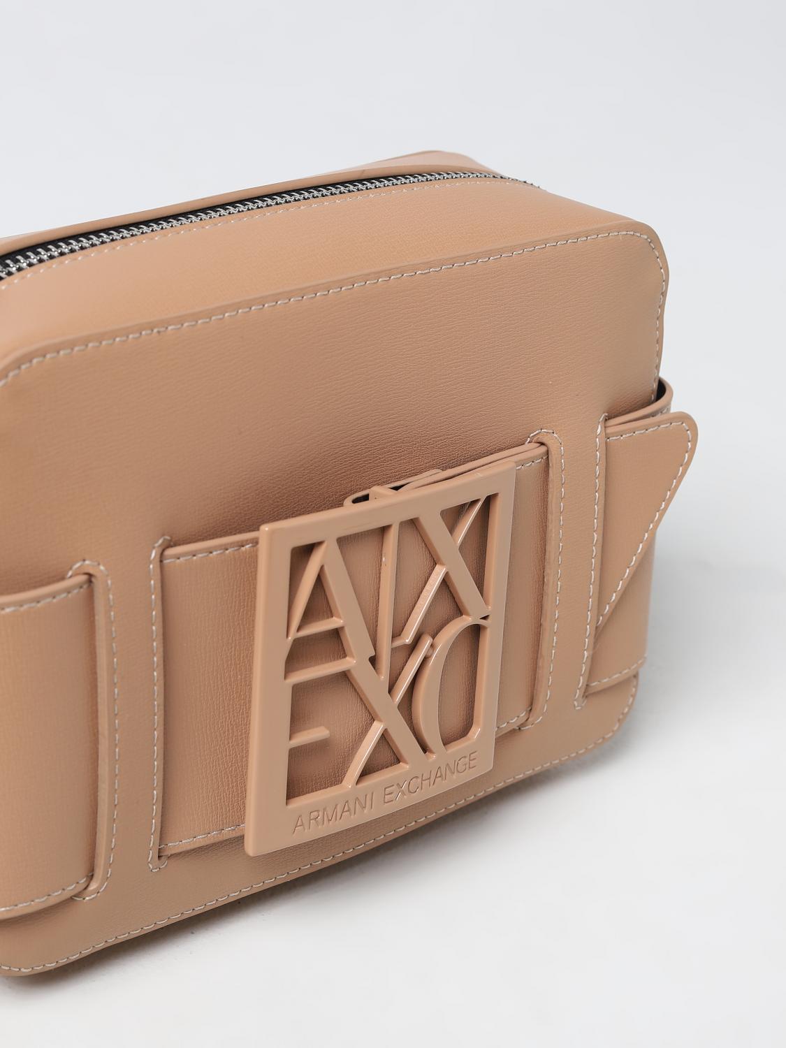 ARMANI EXCHANGE MINITASCHE: Schultertasche damen Armani Exchange, Beige - Img 3