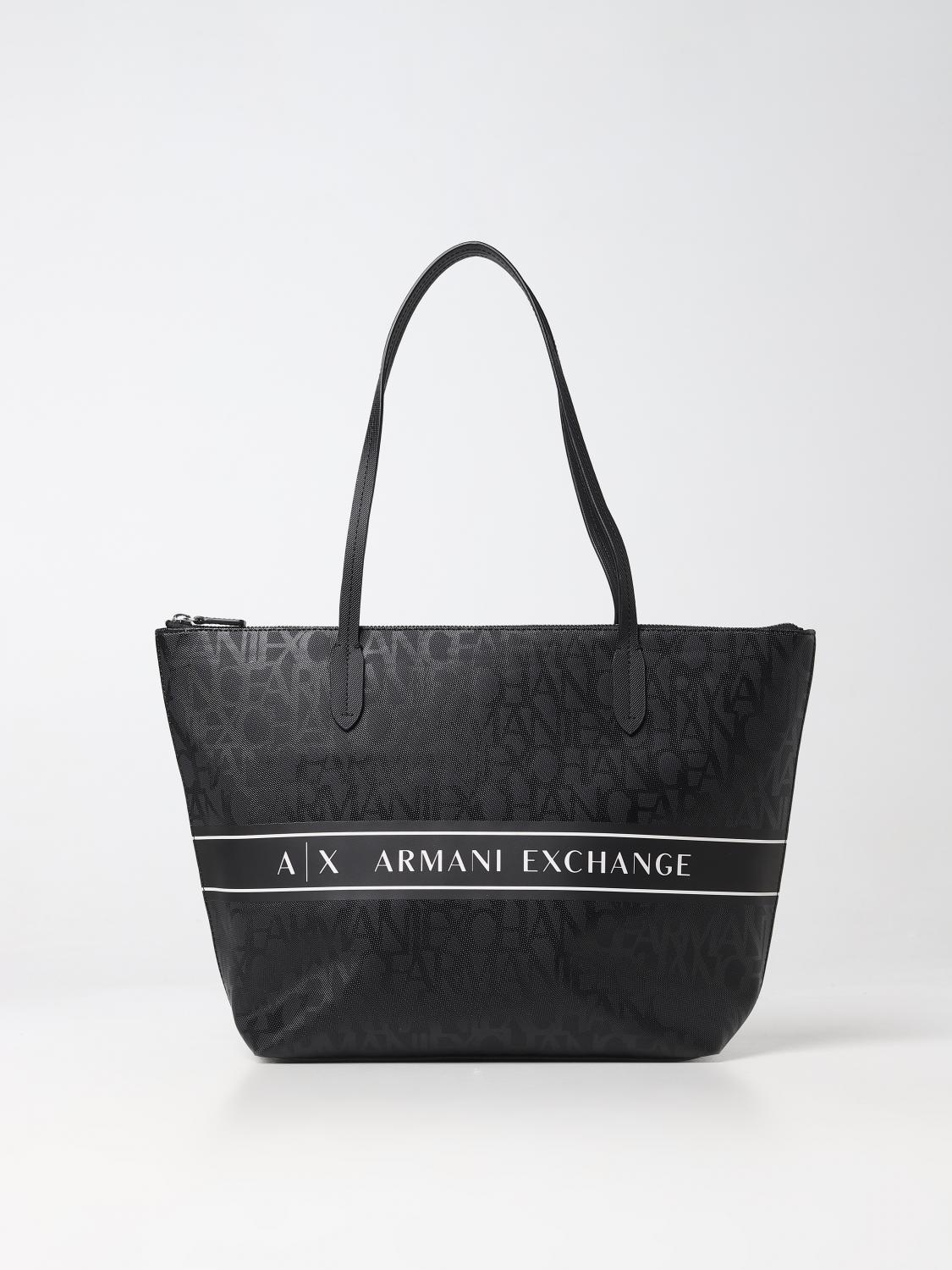 ARMANI EXCHANGE BORSA A SPALLA: Borsa a spalla donna armani exchange, Nero - Img 1