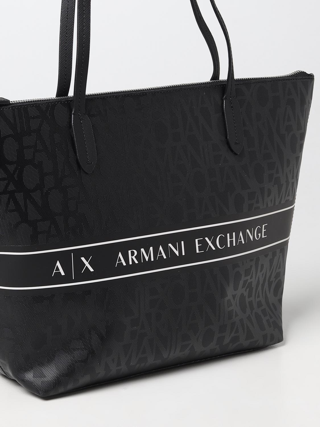 ARMANI EXCHANGE BORSA A SPALLA: Borsa a spalla donna armani exchange, Nero - Img 3