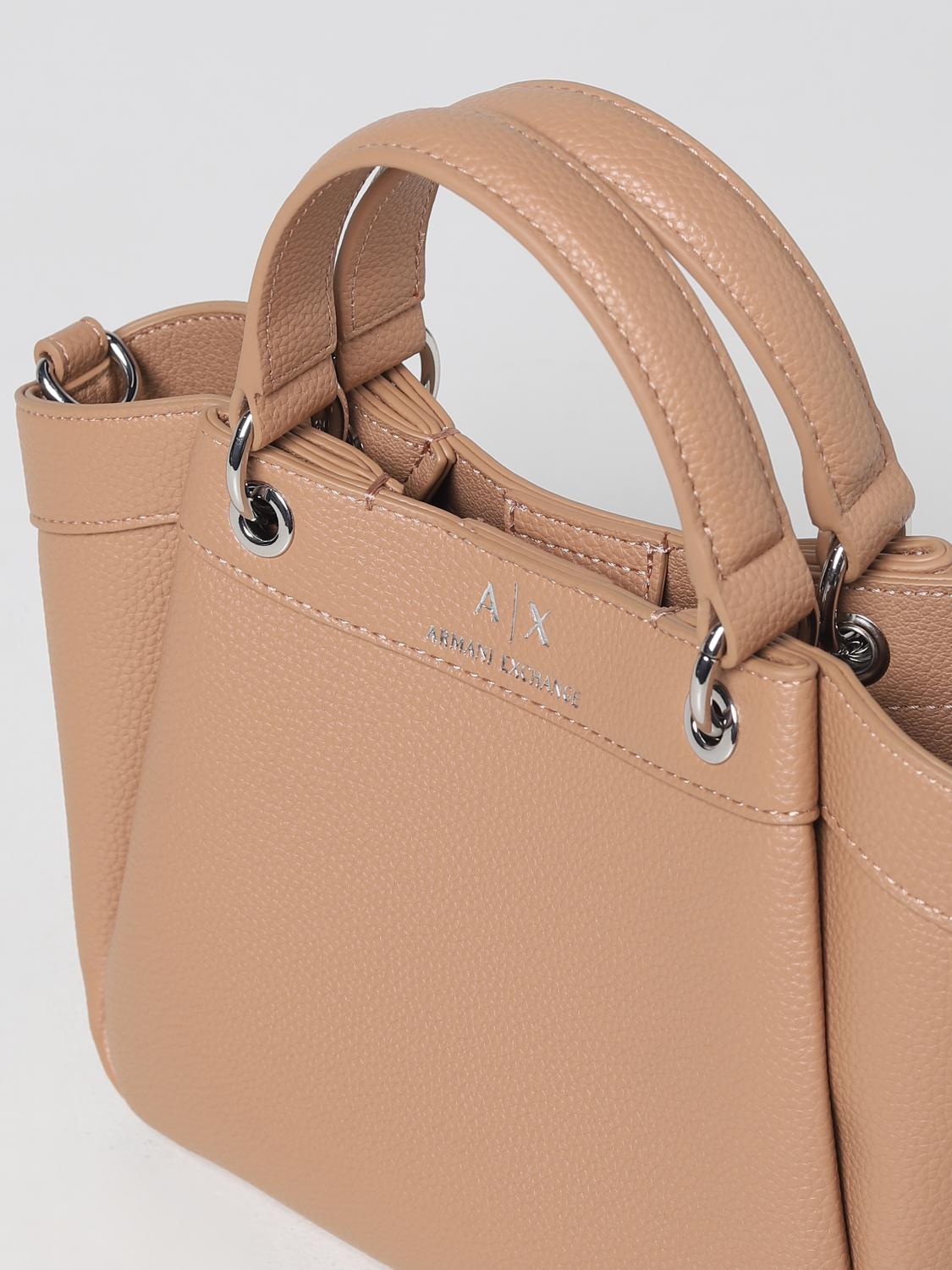 ARMANI EXCHANGE MINI BAG: Shoulder bag woman Armani Exchange, Beige - Img 3