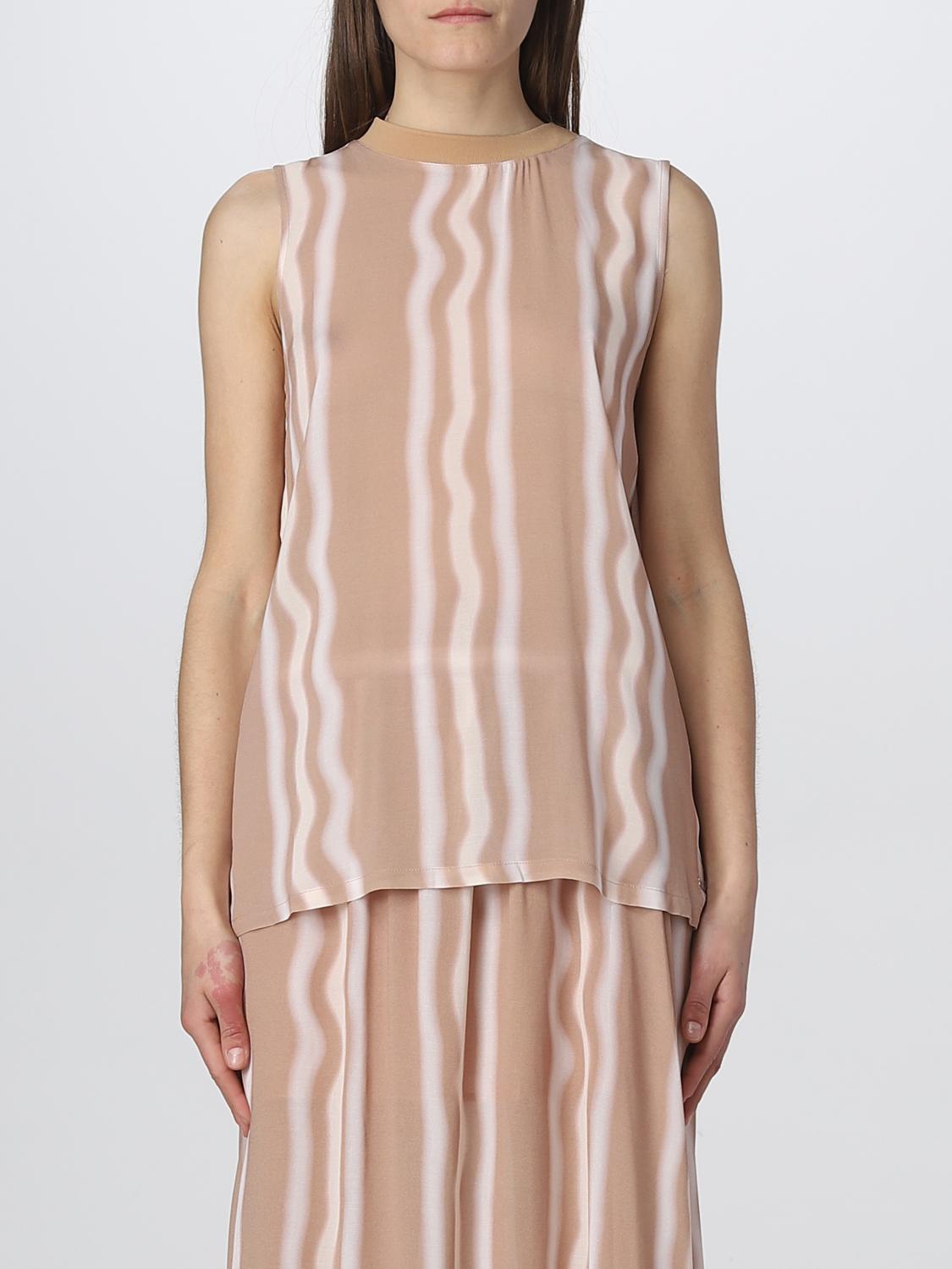 ARMANI EXCHANGE TOP: Blusa Armani Exchange in viscosa, Beige - Img 1