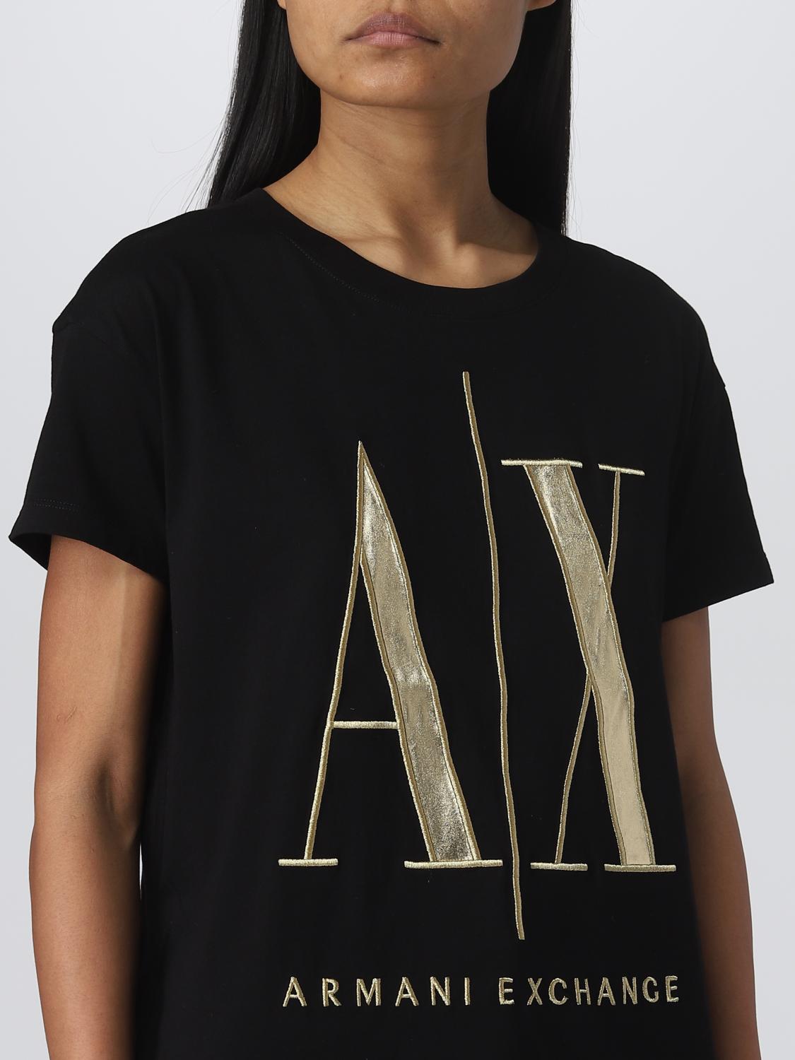 Armani Exchange T-shirt woman - Black | 8NYTMXYJG3Z | GIGLIO.COM