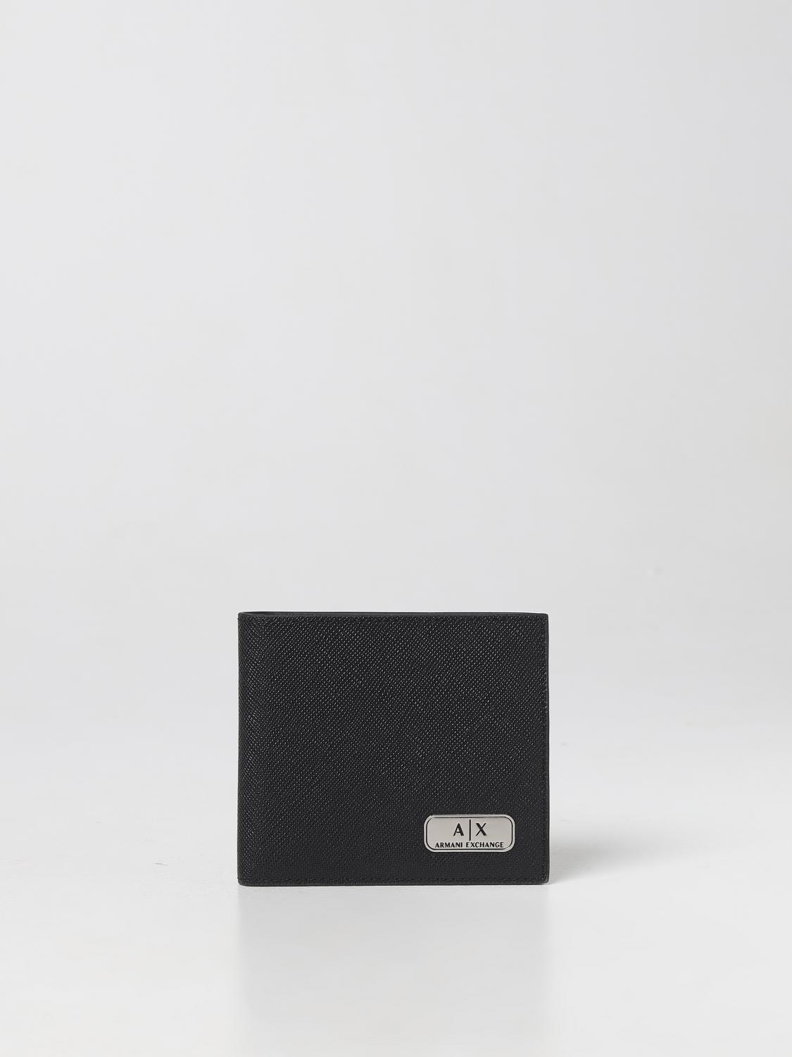 ARMANI EXCHANGE WALLET: Wallet men Armani Exchange, Black - Img 1