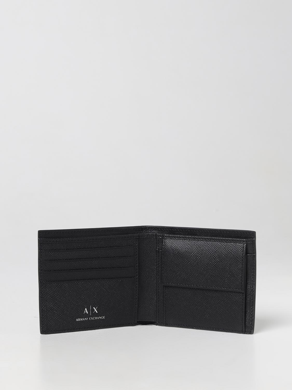 ARMANI EXCHANGE WALLET: Wallet men Armani Exchange, Black - Img 2