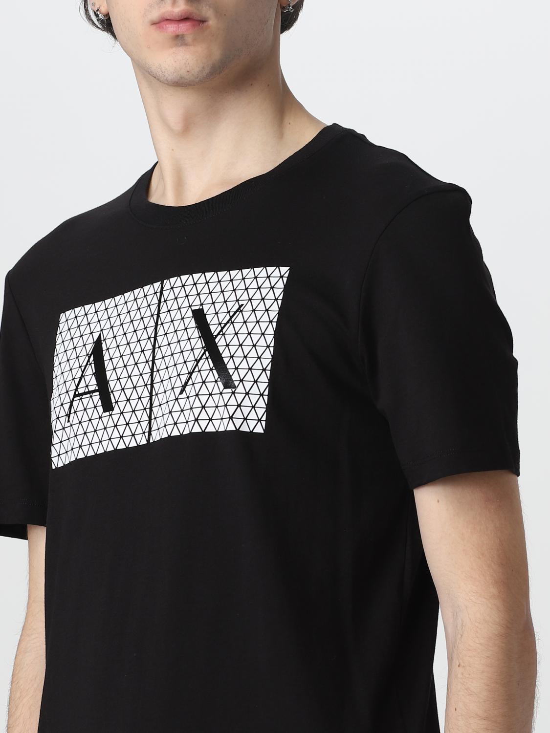 Armani Exchange T-shirt men - Black | 8NZTCKZ8H4Z | GIGLIO.COM