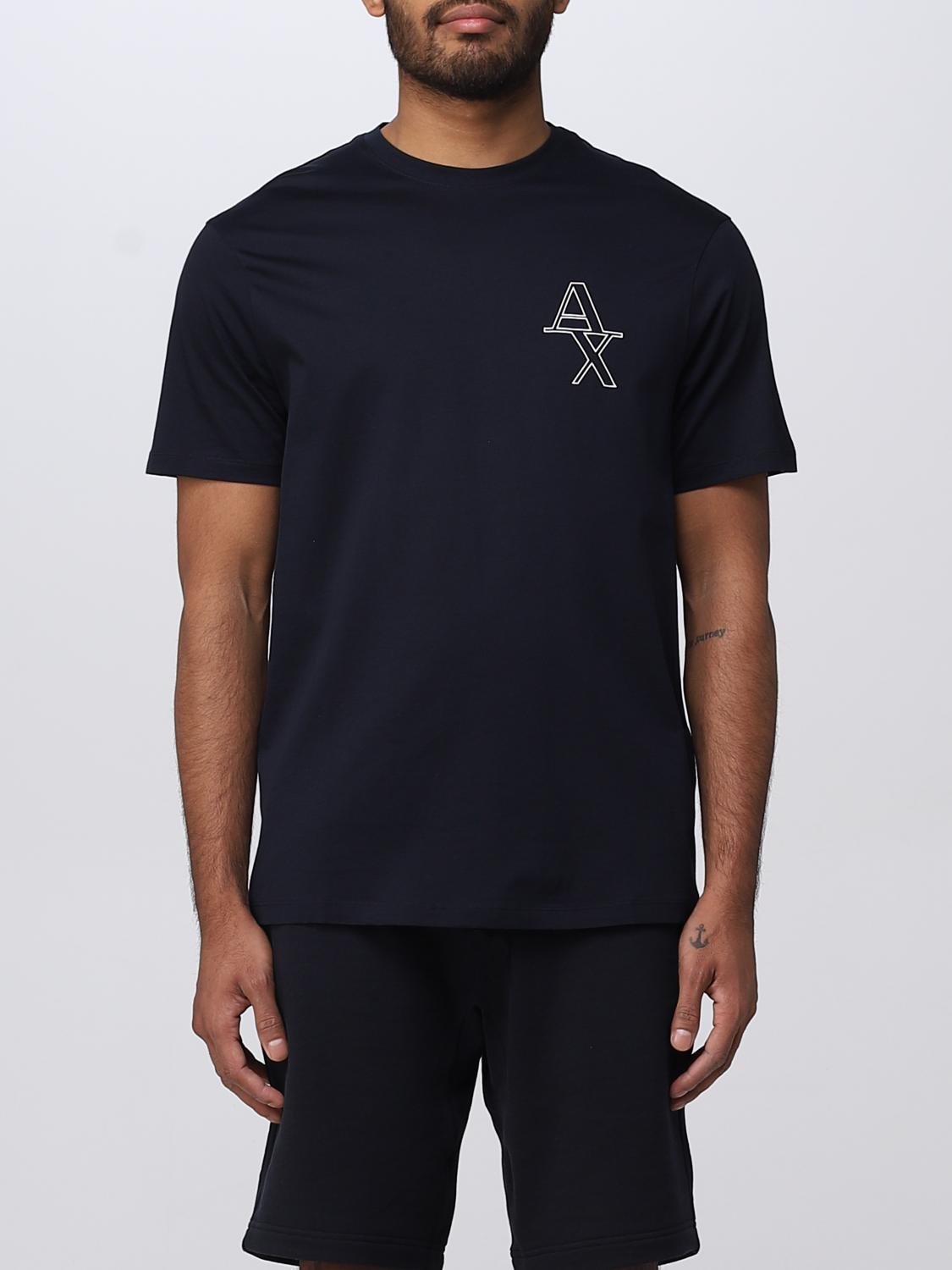 Tシャツ・カットソー ARMANI EXCHANGE Men T-shirt Black 3RZTHLZJ9AZ 1200 Armani Exchange Outlet: T-shirt men - Blue | Armani Exchange