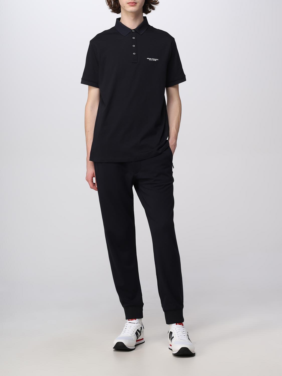 ARMANI EXCHANGE POLO: Polo Armani Exchange in cotone, Blue - Img 2