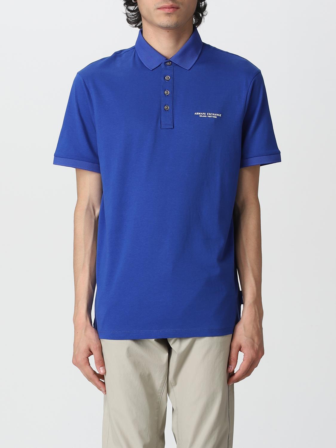 ARMANI EXCHANGE POLO: Polo Armani Exchange in cotone, Marine - Img 1