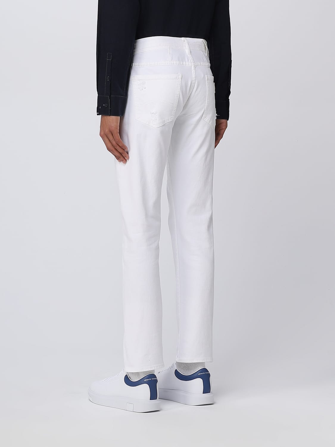 Armani Exchange パンツ メンズ - ホワイト | 3RZJ13Z1AAZ | GIGLIO.COM