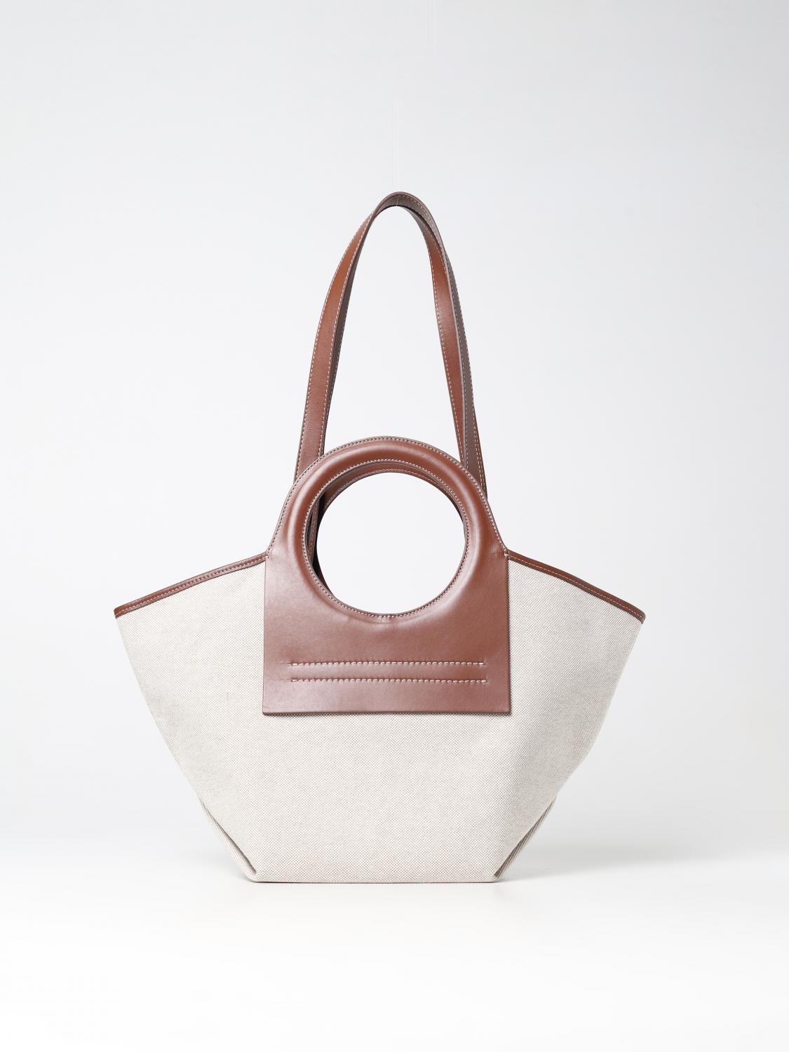 HEREU BORSA A SPALLA: Borsa a spalla donna Hereu, Marrone - Img 1