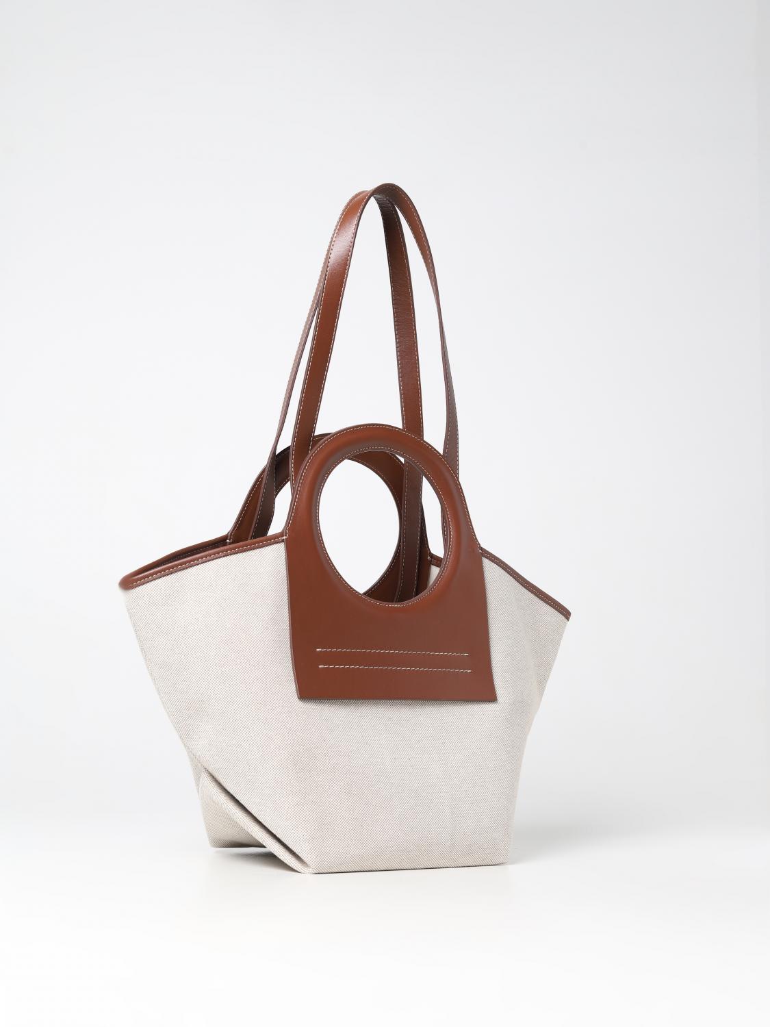 HEREU BORSA A SPALLA: Borsa a spalla donna Hereu, Marrone - Img 2