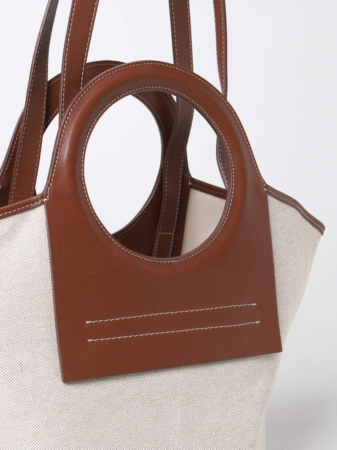 HEREU BORSA A SPALLA: Borsa a spalla donna Hereu, Marrone - Img 3