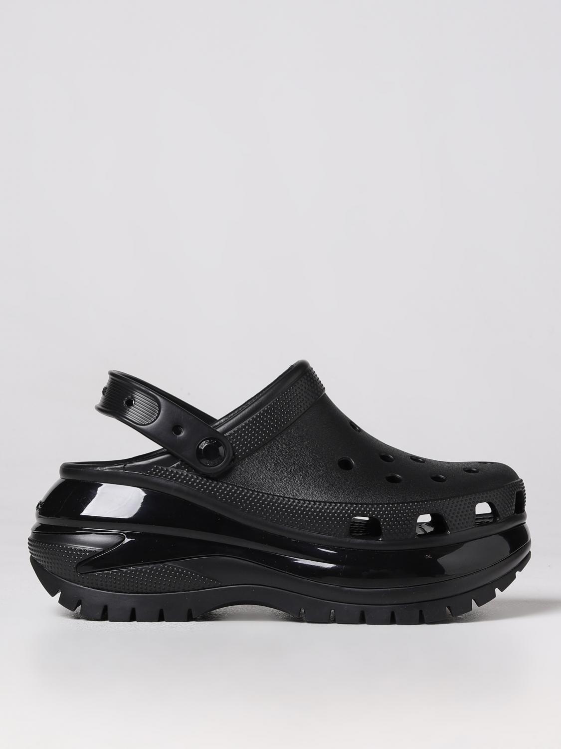 CROCS SANDALI: Sabot Mega Crush Crocs in gomma termoplastica, Nero - Img 1