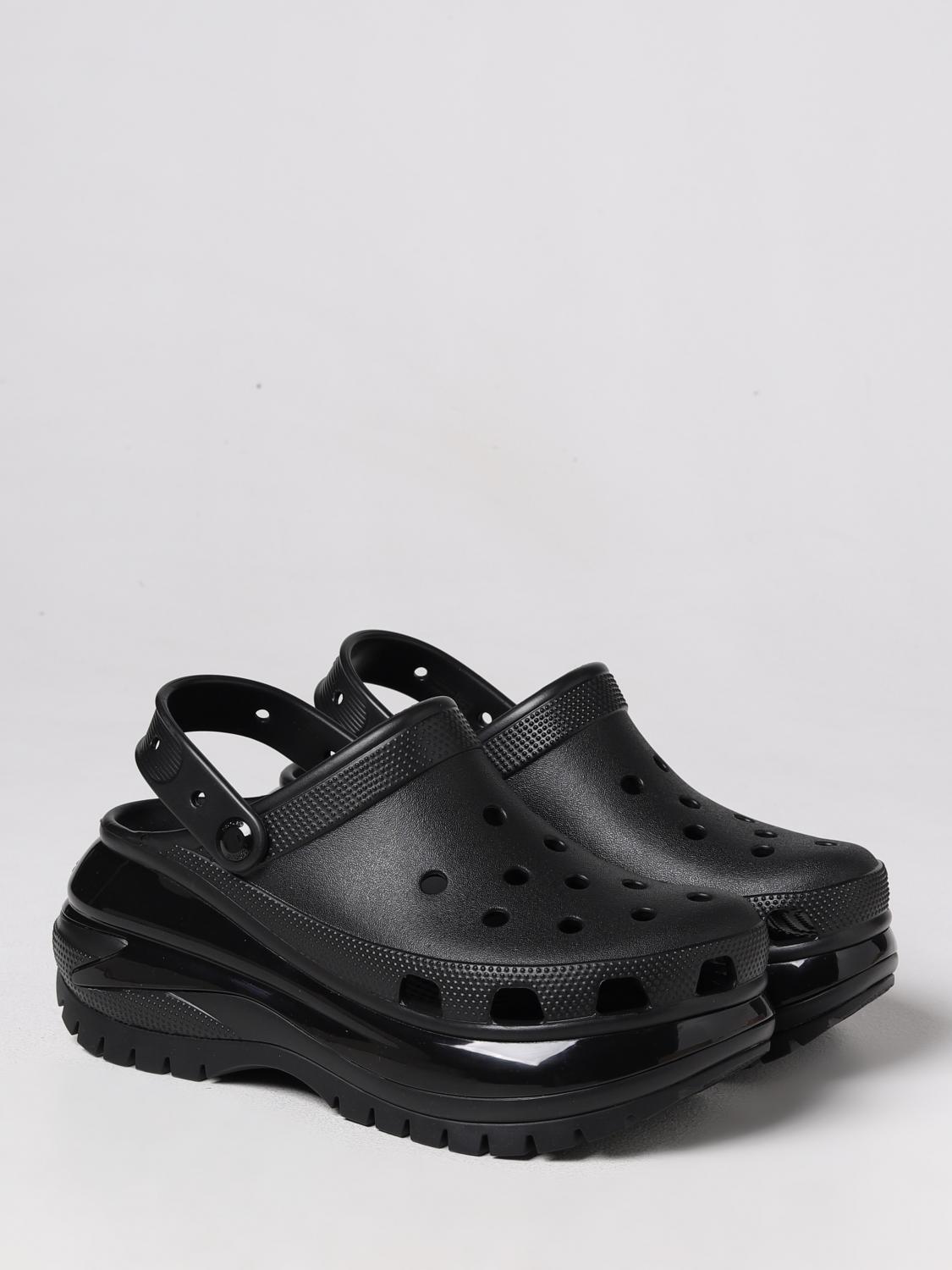 CROCS SANDALI: Sabot Mega Crush Crocs in gomma termoplastica, Nero - Img 2