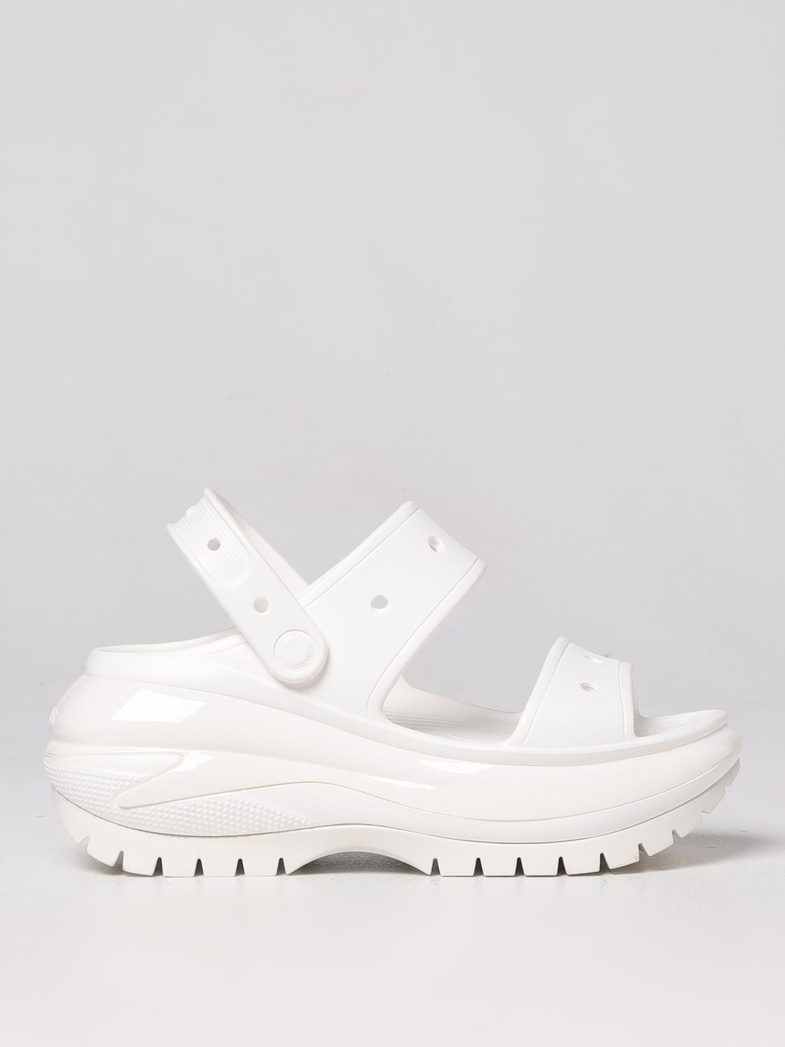 CROCS FLAT SANDAL: Shoes woman Crocs, White - Img 1