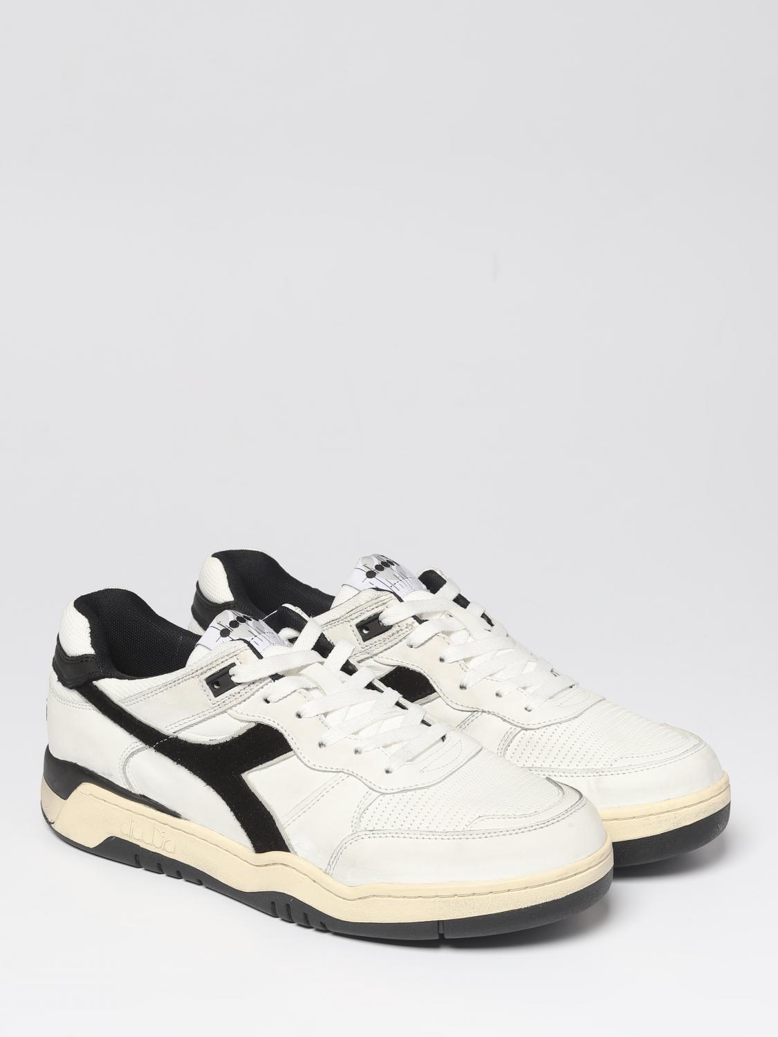 DIADORA HERITAGE SNEAKERS: Sneakers B.560 Used Diadora Heritage in pelle, Bianco 1 - Img 2