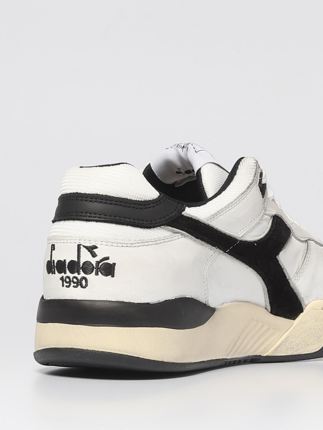 DIADORA HERITAGE SNEAKERS: Sneakers B.560 Used Diadora Heritage in pelle, Bianco 1 - Img 3