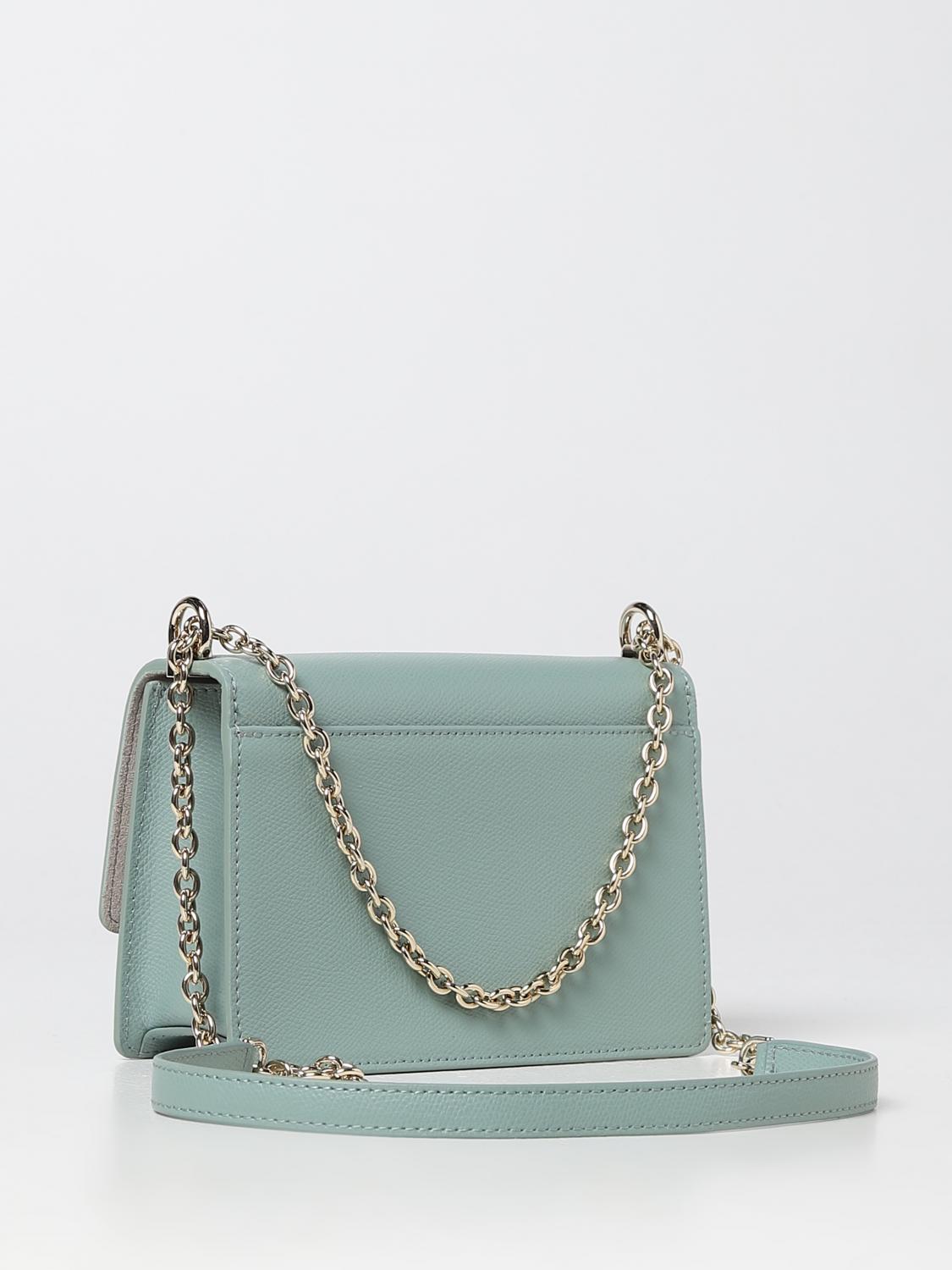 FURLA BORSA MINI: Borsa 1927 Furla in pelle a micro grana, Verde - Img 2